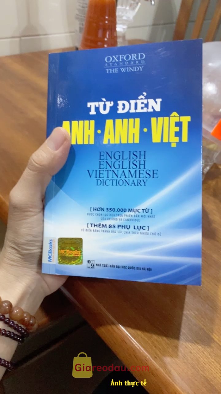 Giảm giá Sách Từ Điển Anh Anh Việt Phiên Bản Bìa Mềm Màu Xanh Giải Nghĩa Đầy Đủ Ví Dụ Phong Phú. Giao hàng nhanh, đóng gói cẩn thận, chất lượng giấy đẹp chữ dễ. 
