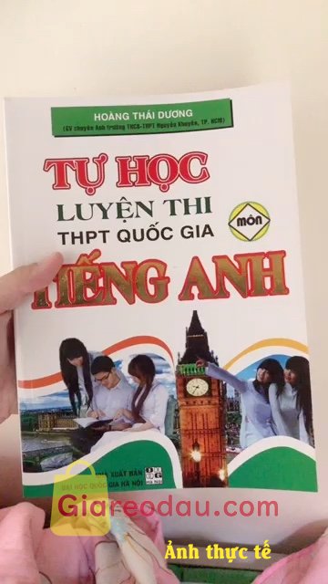 Giảm giá [Mã giảm 20%] Sách Tự Học Luyện Thi THPT Quốc Gia Môn Tiếng Anh. Hồi 12 mình từng ôn thi đh bằng cuốn này, nội dung khá ổn và đầy. 