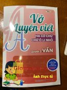 Giảm giá [Mã giảm 14%] Sách Vở Luyện Viết Hạ Cỡ Chữ Chữ Ô Li Nhỏ Quyển 3: Vần MEGABOOK. Trang vở dày dặn, đẹp, ô ly rõ ràng, vở có kèm tickers nên bé thích. 