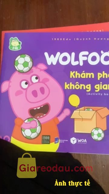 Giảm giá [Mã giảm 27%] Sách Wolfoo Khám Phá Không Gian. Sách đẹp. Nên mua cho con. Giá cả phải chăng. Rất dễ gây rạn nứt. 