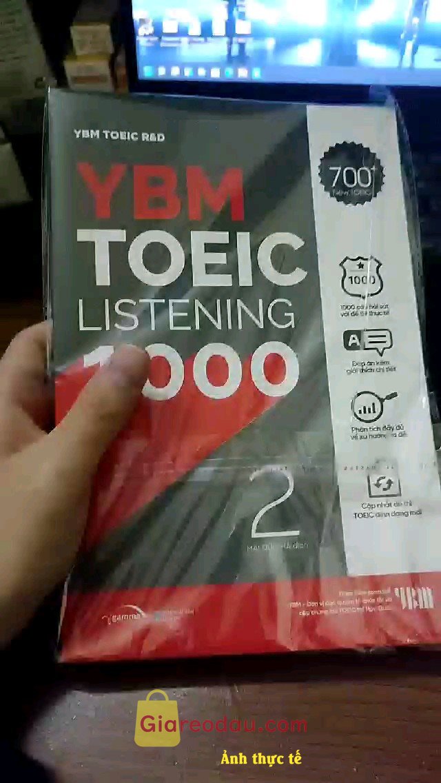 Giảm giá [Mã giảm 25%] Sách YBM Toeic Listening 1000 Vol 2. Mình hiện đang cần luyện thi TOEIC. sách đã cập nhật được dạng. 