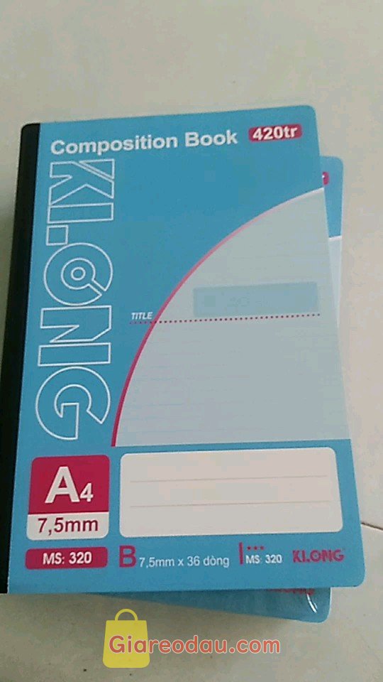 Giảm giá Sổ May A4 KLONG 200/260/320/360/420 Trang. Vở dày và nặng lắm luôn á mn, giá hạt dẻ hơn mua trực tiếp ngoài. 