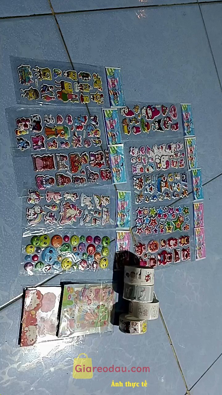 Giảm giá [Mã giảm 50%] Sticker 3D nổi hình dán trang trí sổ sách - điện thoại - giá kệ chống thấm nước mẫu mã đa dạng quà tặng dành cho bé. Hời ơi, ta nói cưng gì đâu, nhìn cưng xỉu luôn, mình nhìn mà thích. 