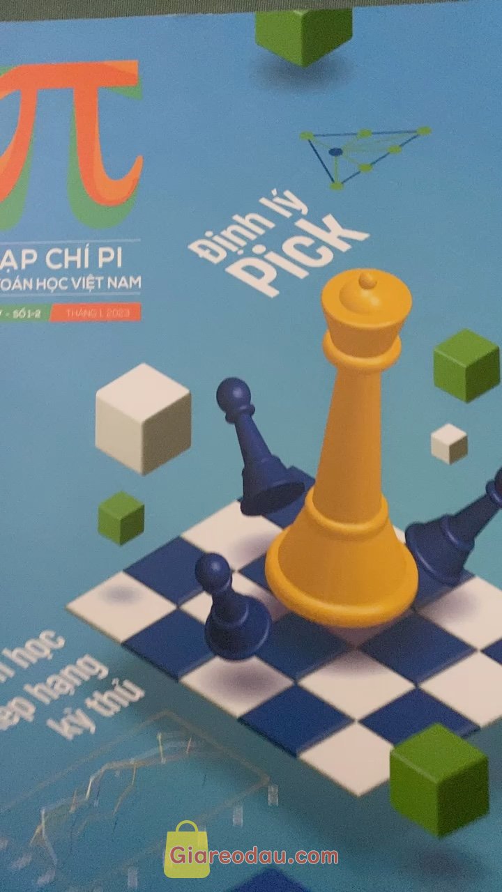 Giảm giá Tạp chí Pi- Hội Toán học Việt Nam số 1-2/ tháng 1 năm 2023. Giao hàng nhanh chóng, đóng gói khá ổn. Tạp chí khi giao về sạch đẹp,. 