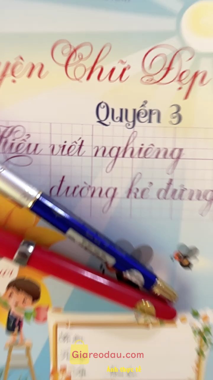 Giảm giá Vở cẩm nang Bút mài thầy Ánh luyện viết chữ đẹp sáng tạo. Giao hàng nhanh, đóng gói cẩn thận, hàng đúng với mô tả, bút đẹp,. 