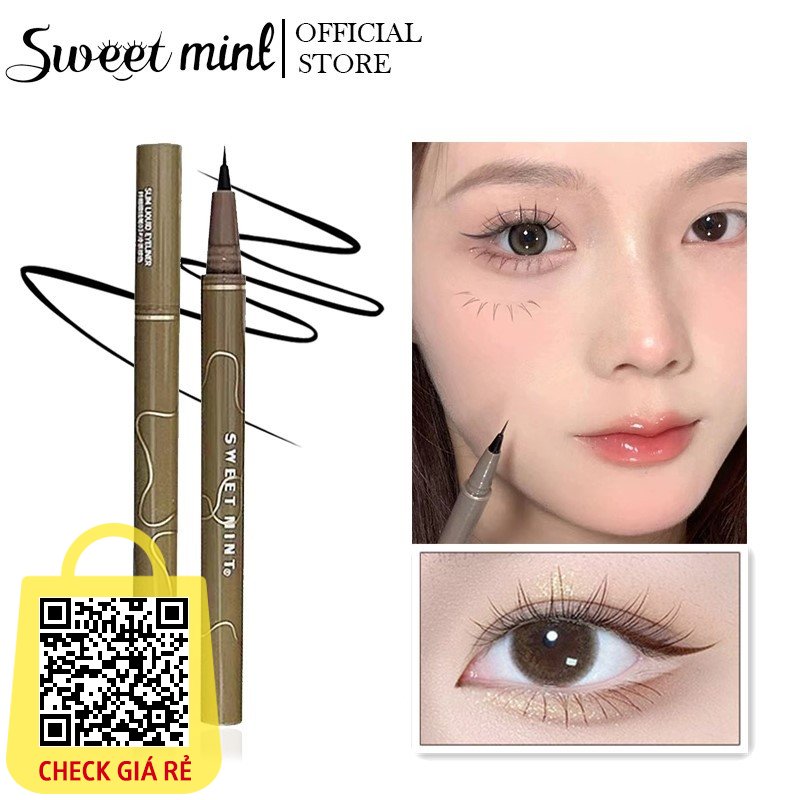 Bút kẻ mắt Sweet mint dạng lỏng 0.05mm lâu trôi