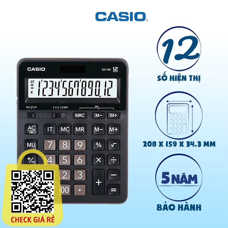 may tinh casio gx 12b