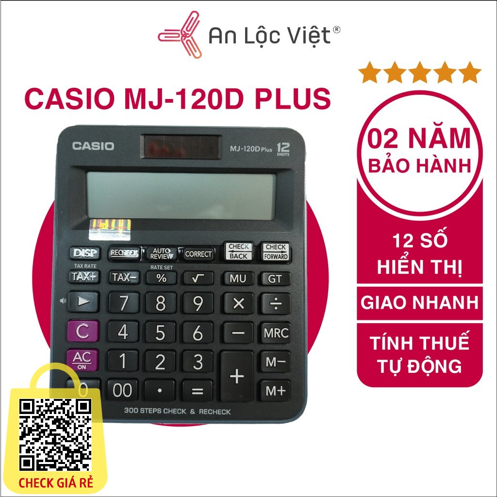 may tinh casio mj 120d plus chinh hang