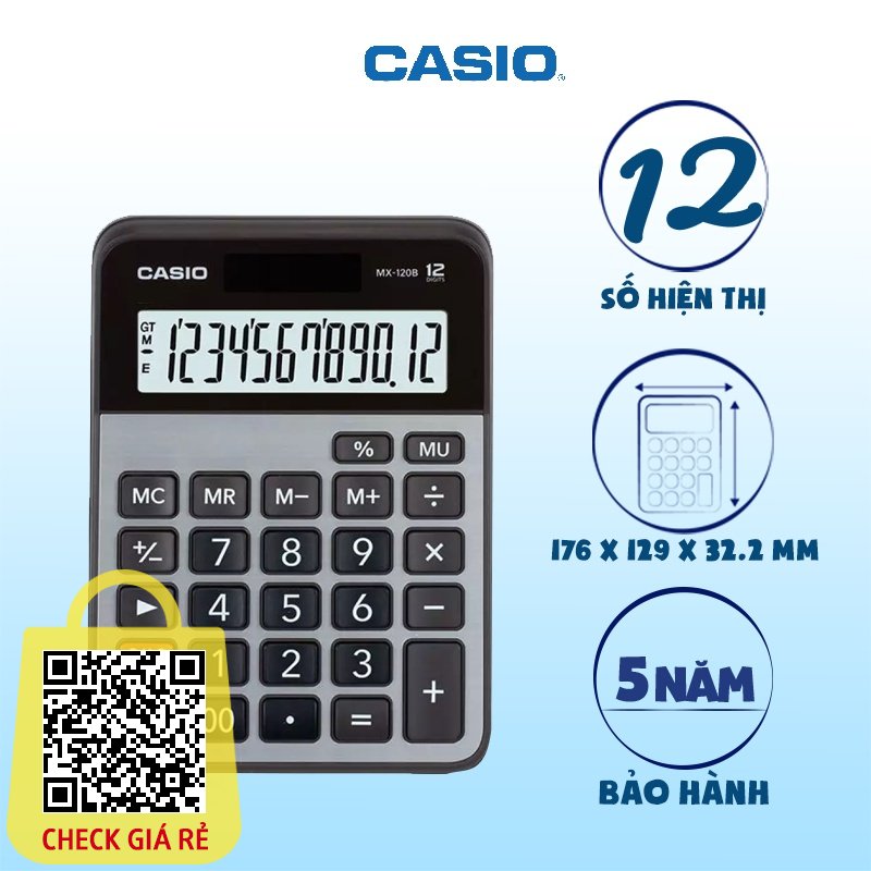 may tinh casio mx 120b hien thi 12 so