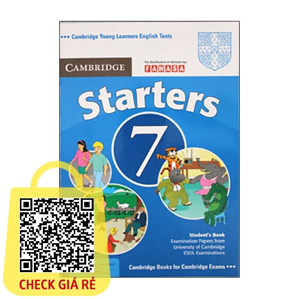 Sách Cambridge Young Learner English Test Starters 7 SB FAHASA Reprint Edition