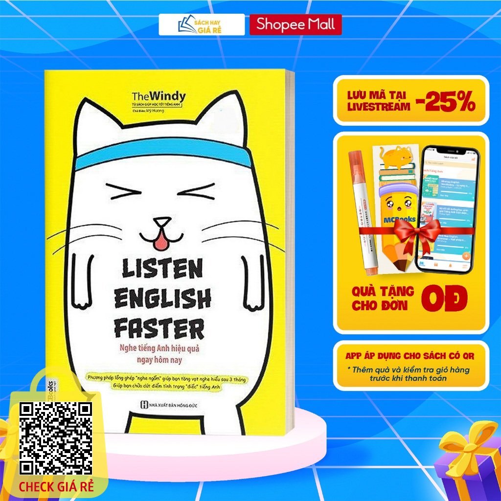 Sách Nghe tiếng Anh hiệu quả ngay hôm nay - Listen English Faster