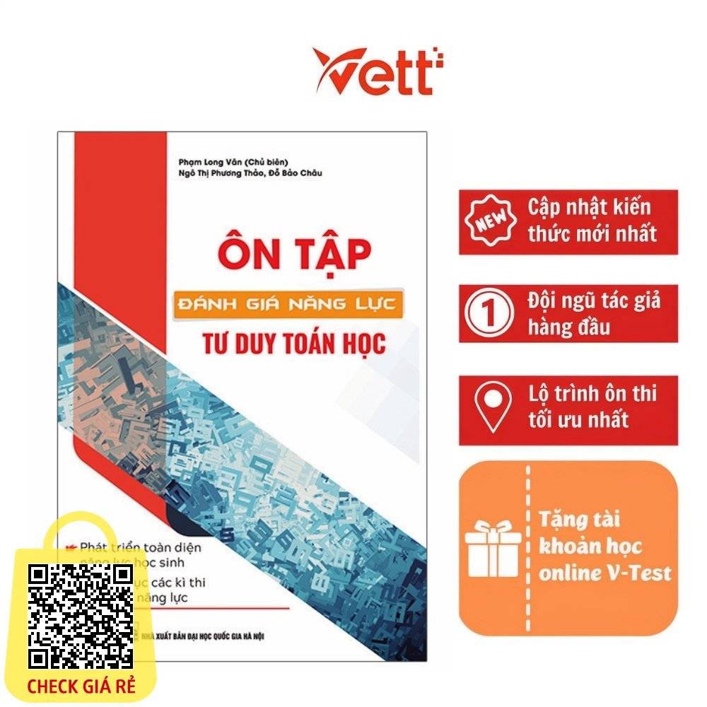 Sách Ôn Tập Đánh Giá Năng Lực Tư Duy Toán Học | Vettbooks