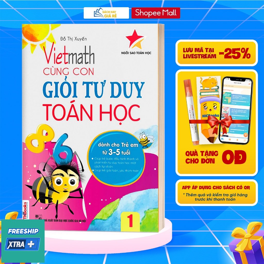 Sach Vietmath - Cung Con Gioi Tu Duy Toan Hoc Tap 1